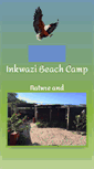 Mobile Screenshot of inkwazibeachcamp.co.za